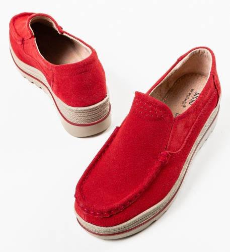 Pantofi Casual Smirno Rosii